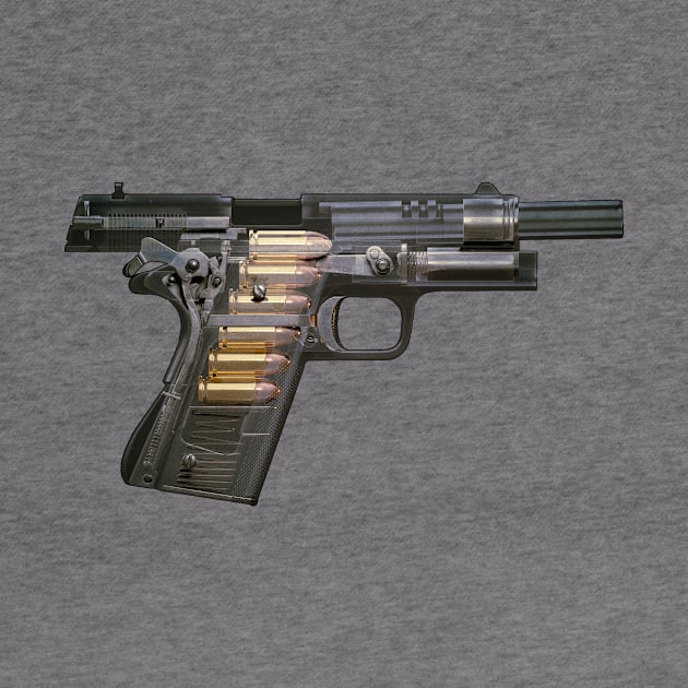 Handgun Xray Art by NeilGlover